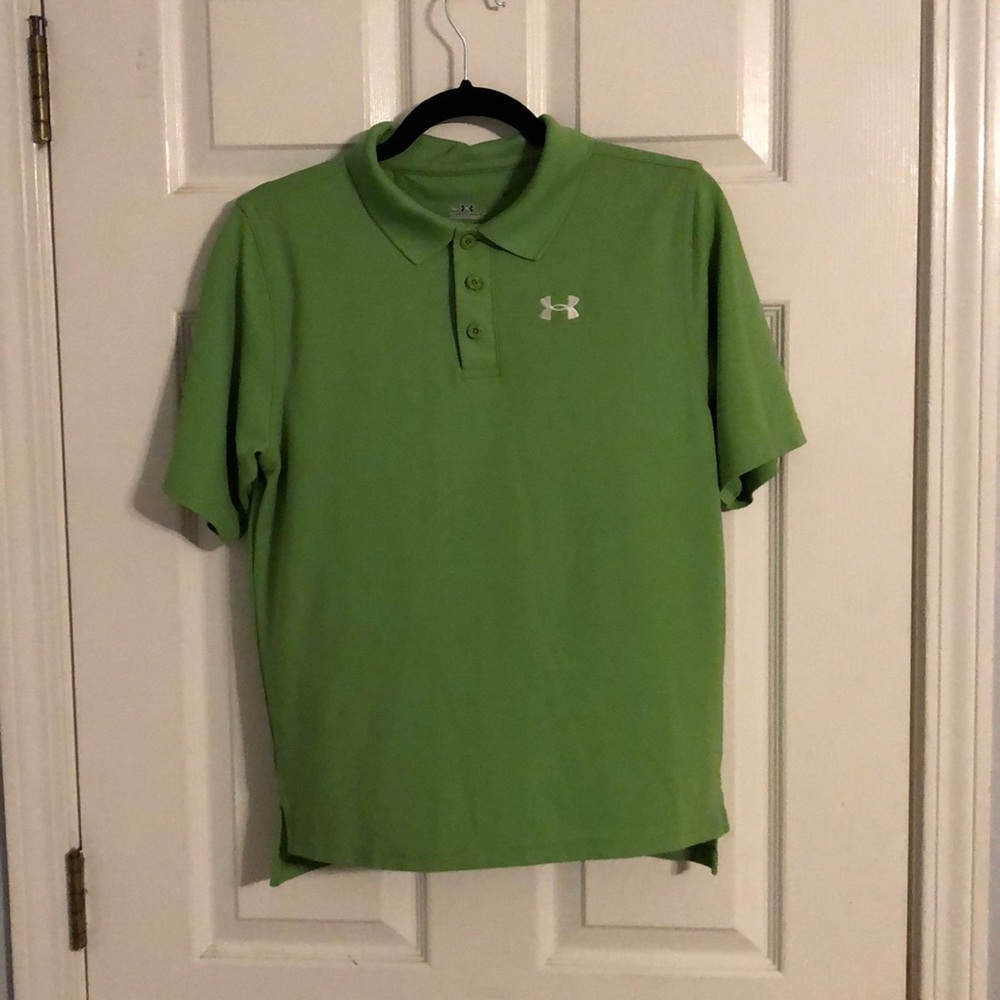Green Under Armour Kids polo shirt